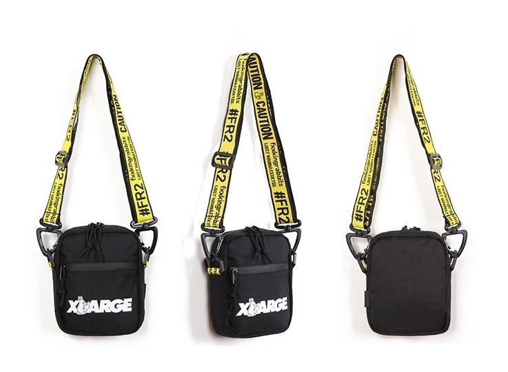 Amazon.co.jp: XLARGE FR2 Shoulder Bag, Black, Black, Unisex