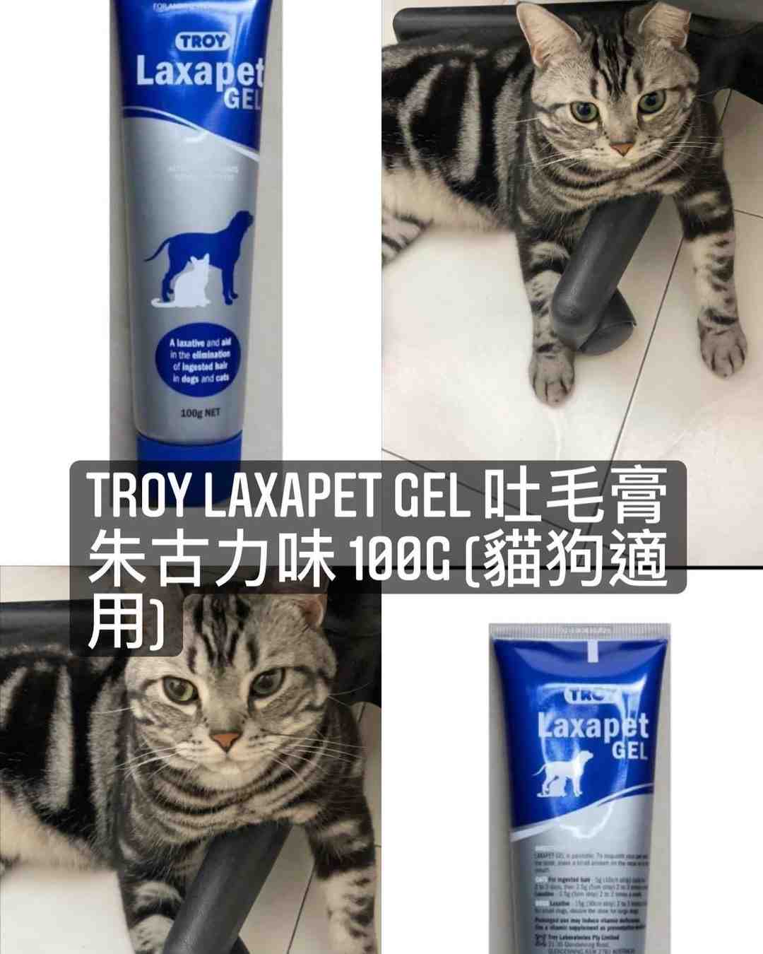 HKTVmall EcoMart - Troy Laxapet Gel 吐毛膏朱古力味100G (貓狗適用)